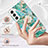 Custodia Silicone Gel Morbida Fiori Cover A01 per Samsung Galaxy S21 5G