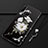 Custodia Silicone Gel Morbida Fiori Cover K01 per Huawei P30 Lite New Edition Nero