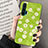 Custodia Silicone Gel Morbida Fiori Cover K03 per Huawei Honor 20 Pro Verde