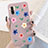 Custodia Silicone Gel Morbida Fiori Cover K07 per Xiaomi Mi A3