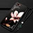 Custodia Silicone Gel Morbida Fiori Cover M02 per Oppo RX17 Neo Marrone