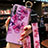 Custodia Silicone Gel Morbida Fiori Cover per Huawei P smart S