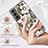 Custodia Silicone Gel Morbida Fiori Cover per Samsung Galaxy S21 5G