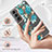 Custodia Silicone Gel Morbida Fiori Cover per Samsung Galaxy S21 5G