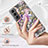 Custodia Silicone Gel Morbida Fiori Cover per Samsung Galaxy S21 FE 5G