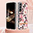 Custodia Silicone Gel Morbida Fiori Cover per Samsung Galaxy S24 5G