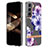 Custodia Silicone Gel Morbida Fiori Cover per Samsung Galaxy S24 Plus 5G Multicolore