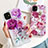 Custodia Silicone Gel Morbida Fiori Cover S01 per Apple iPhone 11