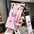 Custodia Silicone Gel Morbida Fiori Cover S01 per Huawei Honor X10 Max 5G Rosa
