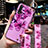 Custodia Silicone Gel Morbida Fiori Cover S01 per Huawei Nova 6