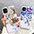 Custodia Silicone Gel Morbida Fiori Cover S02 per Apple iPhone 11