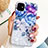 Custodia Silicone Gel Morbida Fiori Cover S02 per Apple iPhone 11