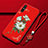 Custodia Silicone Gel Morbida Fiori Cover S02 per Huawei Enjoy 10e