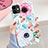 Custodia Silicone Gel Morbida Fiori Cover S05 per Apple iPhone 11 Multicolore