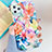 Custodia Silicone Gel Morbida Fiori Cover S06 per Apple iPhone 11 Pro Max Arancione