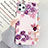 Custodia Silicone Gel Morbida Fiori Cover S08 per Apple iPhone 11 Pro