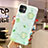 Custodia Silicone Gel Morbida Frutta Cover C01 per Apple iPhone 11 Verde