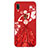 Custodia Silicone Morbida Abito Ragazza Cover per Huawei P20 Lite Rosso