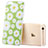 Custodia Silicone Morbida Fiori per Apple iPhone 6S Plus Verde