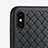 Custodia Silicone Morbida In Pelle C01 per Apple iPhone Xs Nero