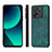 Custodia Silicone Morbida In Pelle Cover AD1 per Xiaomi Redmi K60 Ultra 5G Verde