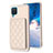 Custodia Silicone Morbida In Pelle Cover BF1 per Samsung Galaxy A12