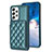 Custodia Silicone Morbida In Pelle Cover BF1 per Samsung Galaxy A13 4G Verde