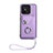 Custodia Silicone Morbida In Pelle Cover BF1 per Xiaomi Redmi 11A 4G Viola