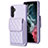 Custodia Silicone Morbida In Pelle Cover BF4 per Samsung Galaxy A34 5G Lavanda