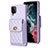 Custodia Silicone Morbida In Pelle Cover BF4 per Samsung Galaxy M12 Lavanda