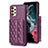Custodia Silicone Morbida In Pelle Cover BF5 per Samsung Galaxy A13 4G Viola