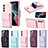 Custodia Silicone Morbida In Pelle Cover BF5 per Samsung Galaxy S23 5G