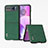 Custodia Silicone Morbida In Pelle Cover BH4 per Motorola Moto Razr 40 5G Verde