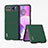 Custodia Silicone Morbida In Pelle Cover BH5 per Motorola Moto Razr 40 5G Verde