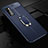 Custodia Silicone Morbida In Pelle Cover con Magnetico Anello Supporto per Huawei Honor V30 Pro 5G