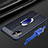 Custodia Silicone Morbida In Pelle Cover con Magnetico Anello Supporto per Samsung Galaxy A71 4G A715