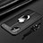 Custodia Silicone Morbida In Pelle Cover con Magnetico Anello Supporto per Samsung Galaxy A71 4G A715
