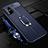 Custodia Silicone Morbida In Pelle Cover con Magnetico Anello Supporto per Samsung Galaxy M40S