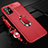 Custodia Silicone Morbida In Pelle Cover con Magnetico Anello Supporto per Samsung Galaxy M40S