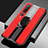 Custodia Silicone Morbida In Pelle Cover con Magnetico Anello Supporto S04 per Xiaomi Mi 10 Pro