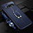 Custodia Silicone Morbida In Pelle Cover con Magnetico Anello Supporto T02 per Samsung Galaxy S10 5G