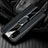 Custodia Silicone Morbida In Pelle Cover con Magnetico Anello Supporto T02 per Samsung Galaxy S20 Nero