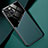 Custodia Silicone Morbida In Pelle Cover con Magnetico per Apple iPhone 13 Verde
