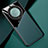 Custodia Silicone Morbida In Pelle Cover con Magnetico per Huawei Honor X9a 5G Verde