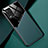 Custodia Silicone Morbida In Pelle Cover con Magnetico per Oppo A54 4G Verde