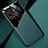 Custodia Silicone Morbida In Pelle Cover con Magnetico per Oppo Find X5 5G Verde