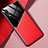 Custodia Silicone Morbida In Pelle Cover con Magnetico per Samsung Galaxy A02 Rosso