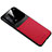 Custodia Silicone Morbida In Pelle Cover con Magnetico per Vivo iQOO 8 5G Rosso