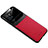 Custodia Silicone Morbida In Pelle Cover con Magnetico S01 per Vivo iQOO 9 5G Rosso