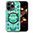 Custodia Silicone Morbida In Pelle Cover con Magnetico S01D per Apple iPhone 13 Pro Max Verde